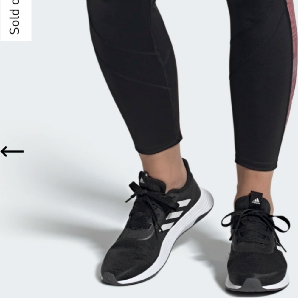 Black & White Adidas QT Racer Sport Female Sneaker